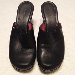 Tommy Girl Leather Wedge Clog